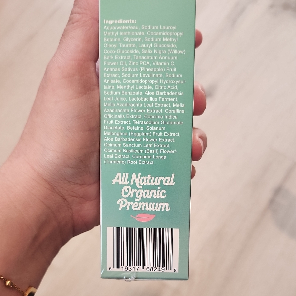 Sha's Organic Facial Cleanser Deep Pore Cleanser To Clarify And Balance Complexi - Picture 6 of 9